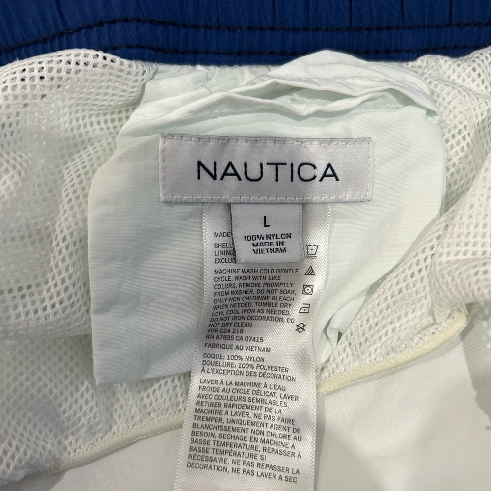 Nautica Men’s White Swim Trunks - Picture 6 of 6